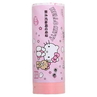 三丽鸥hellokitty垃圾袋可爱手提抽绳家用加厚学生宿舍大号塑料袋