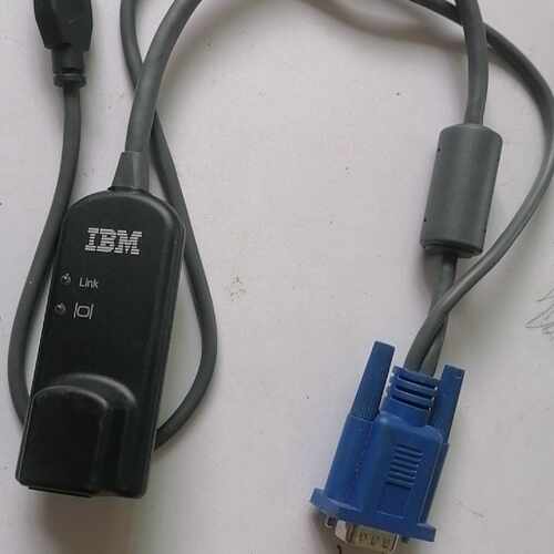 询IBM原装KVM控制线46M4028，不带包装！成色如图，包