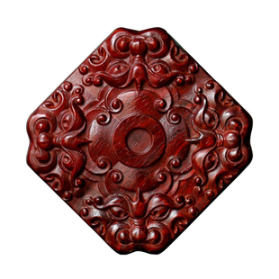 镇守四方印度小叶紫檀木车挂中国风挂坠红木质包挂件挂饰礼物