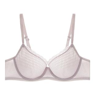 【风巢杯】安莉芳官方奥莱舒适薄款文胸大胸显小光面上托内衣女