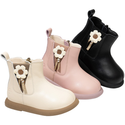 2-8岁皮靴英贝米尼轻稳鞋