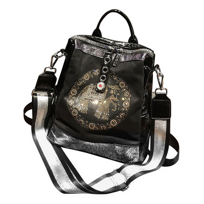 新款大容量女士高级感两用双肩包