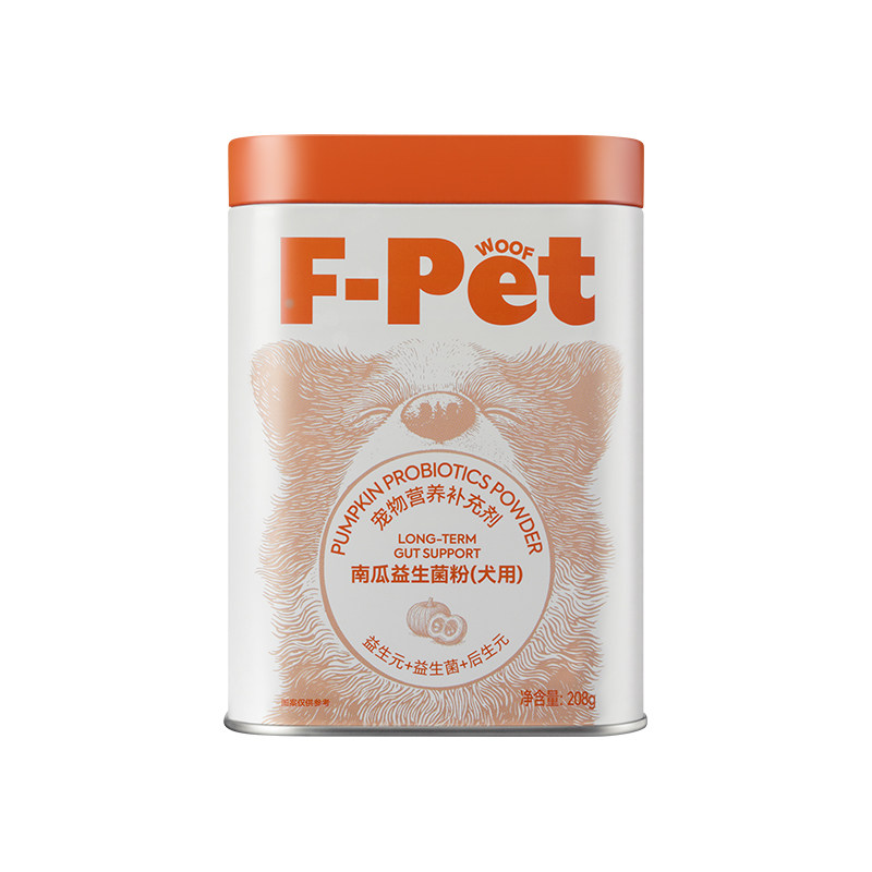 F-Petwoof南瓜益生菌粉剂208g