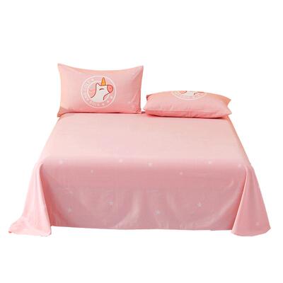 儿童磨毛床单水星全棉