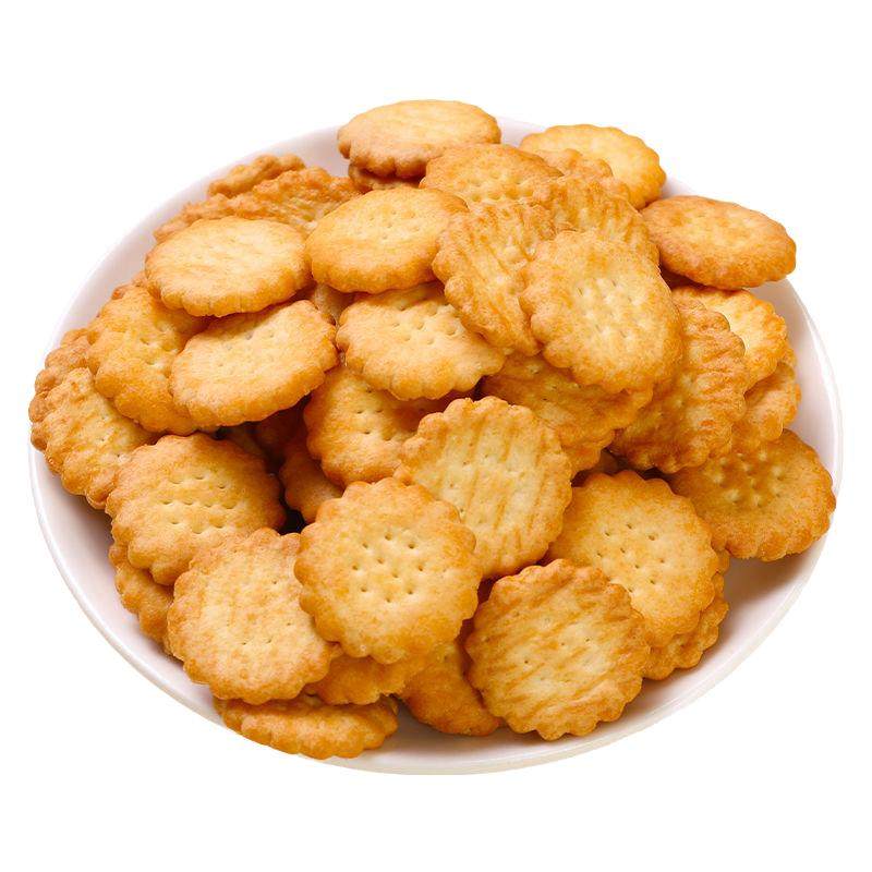 日式小圆饼海盐味小包装代餐饼干