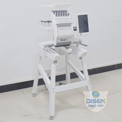 全自动小型单头电脑绣花机刺绣机Single Head Embroidery Machine