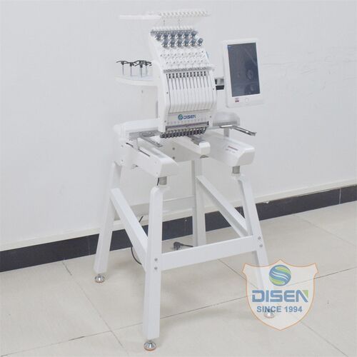 全自动小型单头电脑绣花机刺绣机Single Head Embroidery Machine