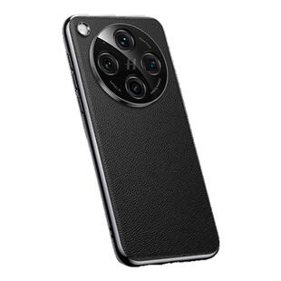 适用于oppofindx8pro手机壳findx8新款防摔2025奢华真皮保护套Find镜头全包简约高级感超薄素皮商务男士外壳