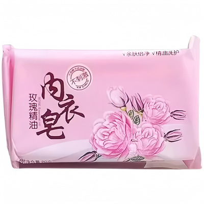 温和洁净玫瑰精油香皂70g家庭装