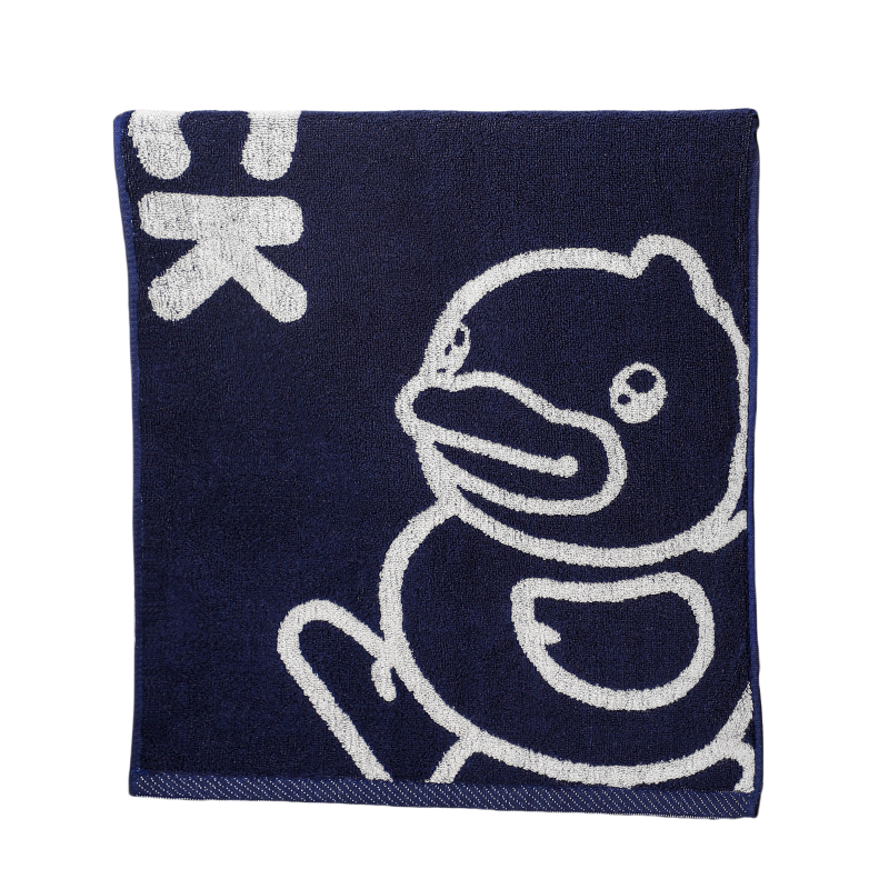 B.Duck小黄鸭儿童浴巾股纱提花
