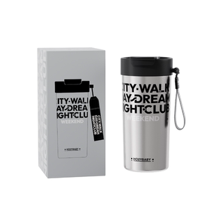 HOLLYBABY保温咖啡杯女男新款便携手提随行陶瓷内胆车载水杯