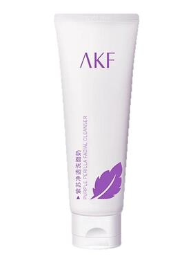 AKF紫苏洗面奶温和氨基酸女深层清洁毛孔男士洁面官方旗舰店正品