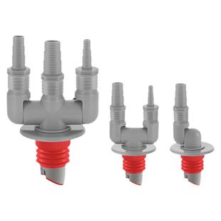 PVC40管道专用洗衣机烘干机下水三通分水器排水防返水止逆阀接头