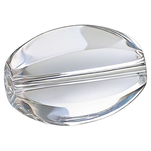 天然白水晶双A全净雕刻体杨桃型珠diy手链项链半成品首饰透体散珠
