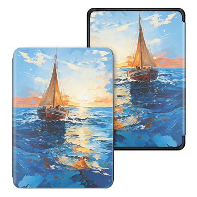 原创油画风掌阅Light4保护套