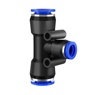 T型变径气管三通8-6/6-4气动快速接头快插PEG16-12/12-10/10-8mm