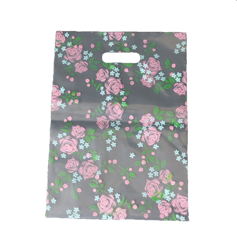 加厚小透明手提袋装化妆品袋子服装店塑料袋礼品购物胶袋批发包邮