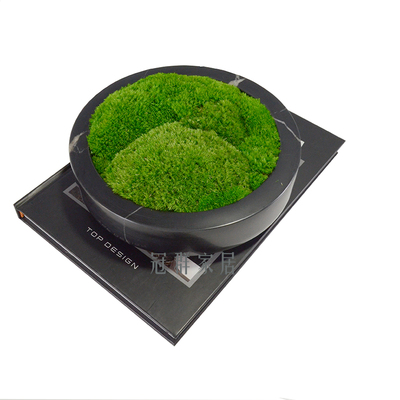 冠群家居大理石永生苔藓摆件