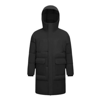 森马羽绒服男长款厚防水连帽情侣