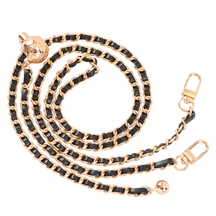 Lvpasa小香风链肩带背包链流浪包链子高档金属链条单买单肩斜挎带