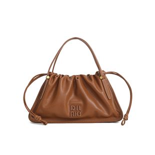 DILAKS迪莱克丝2026新款植鞣牛皮手提包轻奢云朵包百搭单肩斜挎包