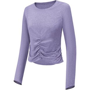 运动T恤女速干修身轻薄户外跑步长袖TP069丨粒子狂热