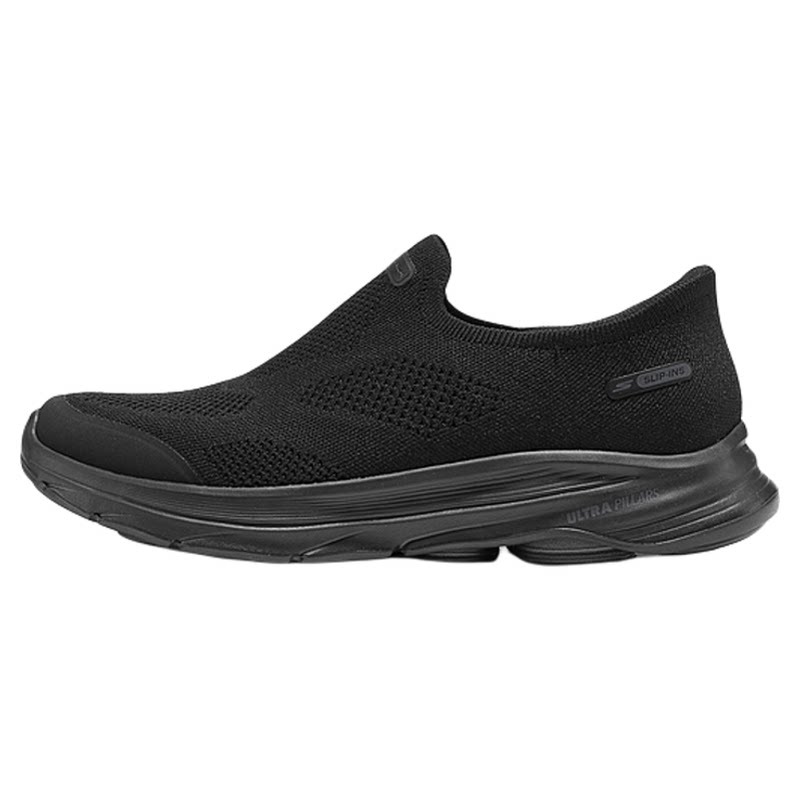 Skechers斯凯奇2026新款男鞋一脚蹬健步鞋透气网面休闲运动鞋
