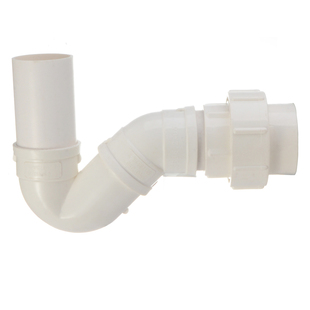 PVC菜盆下水管防臭存水弯 厨房水槽下水道隔臭防虫防反味P型弯头