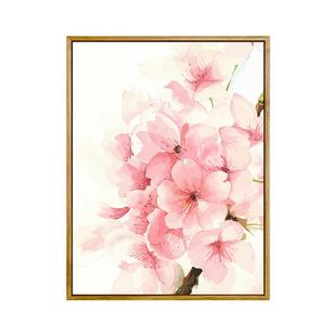 diy数字油画填充油彩画手工画画涂色雏菊月季梅花玫瑰桃花装饰画