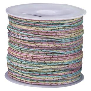 义乌72号加金段染玉线文玩diy手工编织线金银丝花线手绳锦纶材料