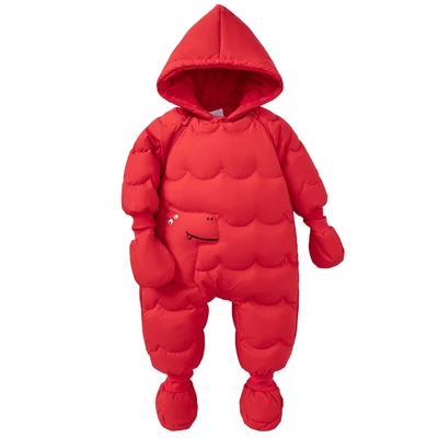 巴拉巴拉婴儿冬款羽绒服连体衣潮