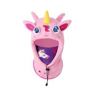 柠檬宝宝儿童帽子防风老虎帽保暖男女童围巾脖伍一体秋冬季婴幼儿