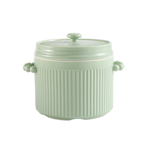 陶瓷隔水炖盅家用溢汤盅带盖煲汤瓦罐古法炖蒸烤梨罐燕窝小汤盅杯