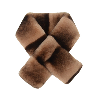 獭兔毛围巾女冬季加厚保暖双面百搭脖套护颈仿皮草懒濑兔毛绒围脖