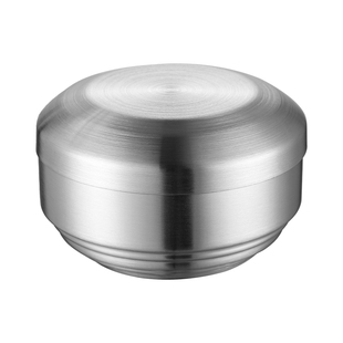 304韩式不锈钢带盖蒸米饭碗泡菜碗福字碗韩国调味碗双层碗留样盒