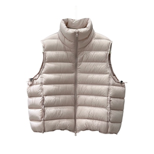 超好看的小排骨羽绒马甲女短款2025秋冬新款90白鸭绒多色背心坎肩