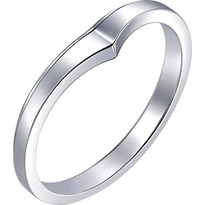 周生生PROMESSA小皇冠系列18K白色黄金戒指男款95219R