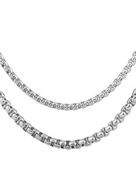 男士霸气风钛钢长款毛衣链包邮