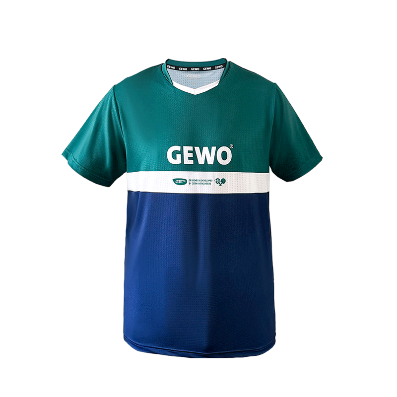 GEWO杰沃乒乓球衣短袖速干透气