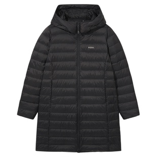 NEPA耐葩户外25秋冬新品女士羽绒服保暖连帽中长款羽绒服7L82023