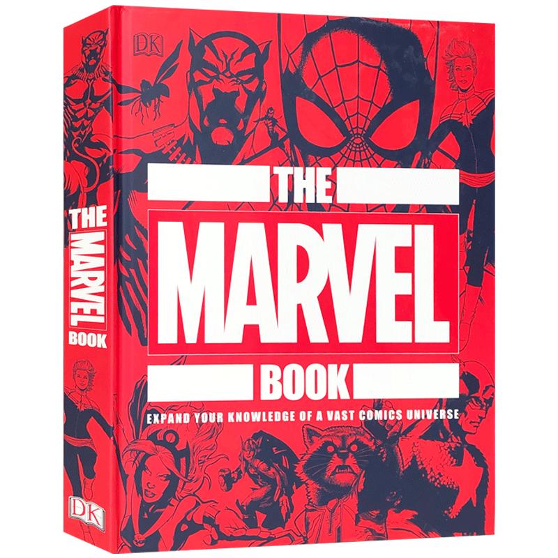 英文原版 DK百科系列 漫威之书 精装 The Marvel Book: 拓展漫威宇宙的知识点 漫威周边 美漫图册正版进口书籍