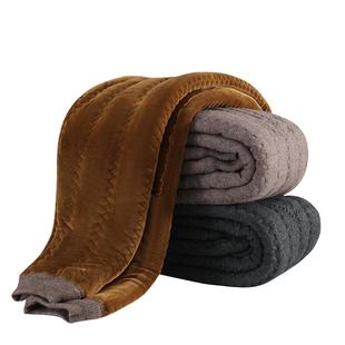 三层加厚驼绒棉裤保暖裤保暖棉裤驼绒裤户外冬季高腰中老年棉裤