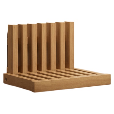 家用壁挂式实木可折叠换鞋凳