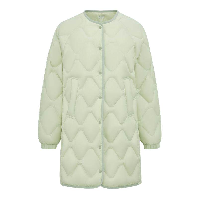 中长款羽绒服雪中飞时尚休闲圆领