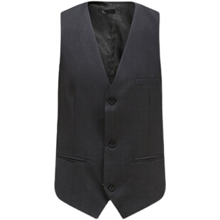 农行工作服新款马夹男农业银行行服工装条纹西服马甲农行背心坎肩