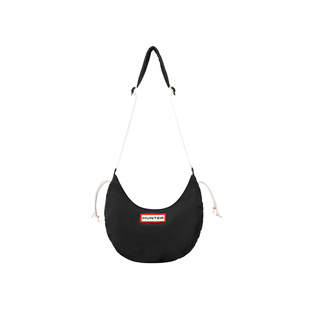 HUNTER2026早春新款尼龙抽绳月亮包男女同款单肩包防泼水休闲包