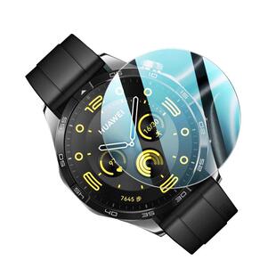 适用华为gt4-41mm手表膜gt5贴膜watch女款表watchgt4一46mm钢化膜gt446mm男款3代新款gt5pro表盘保护贴玻璃贴