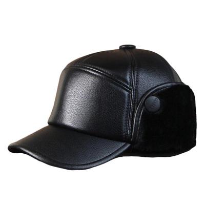 皮帽子男大码老人护耳帽冬季爸爸