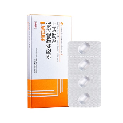 普安特猫咪体内驱虫药宠物专用驱虫双羟萘酸噻嘧啶吡喹酮片邦尼清