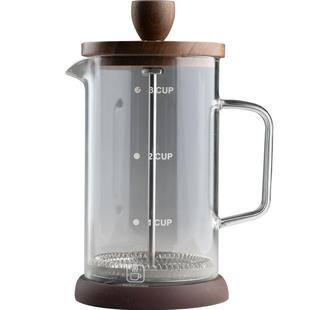野啡咖啡手冲壶家用煮咖啡过滤冲茶器套装玻璃过滤杯聪明杯法压壶